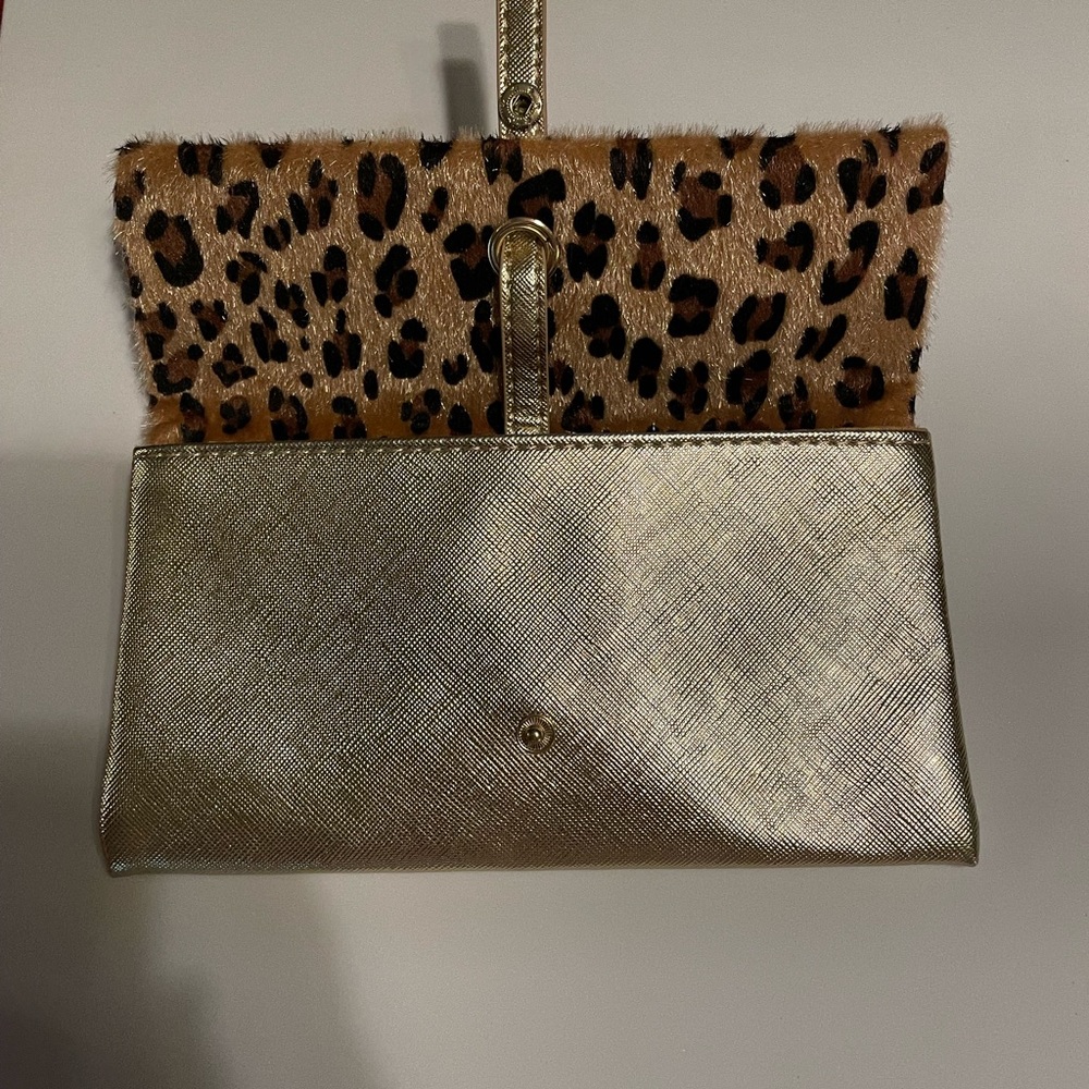 Make Up Bag Bundle Of 2- Leopard Print W/Hot Pink… - image 3